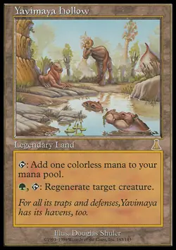 MTG YAVIMAYA HOLLOW PLAYED - VALLATA DI YAVIMAYA - UD - MAGIC - Image 1