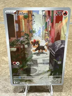 Litleo 139/132 - Pokemon TCG - Mega Evolution Illustration Rare Holo - M/NM - Image 2