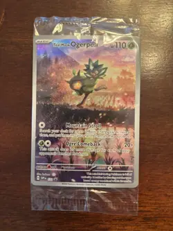 Teal Mask OGERPON #123 POKEMON Scarlet & Violet (Black Star PROMO, NM) SEALED - Image 1