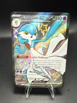 Pokemon TCG Gardevoir Ex 217/091 Shiny Ultra Rare Paldean Fates 2024 NM - Image 1
