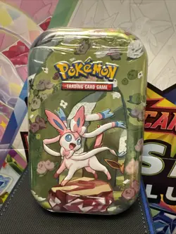 Pokemon TCG Prismatic Evolutions Sylveon Mini Tin New Sealed - Image 1