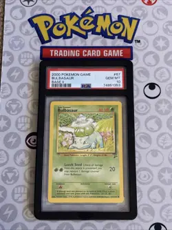 Pokemon 2000 Bulbasaur Base Set 2 67/130 Gem Mint PSA 10 - Image 1