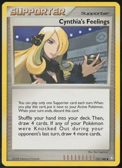 Cynthia's Feelings Uncommon #131/146 Legends Awakened NM Pokemon - Image 1