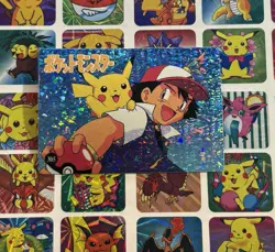 Pokemon Charizard Vintage Pocket Monsters Vending HOLO Prism Sticker 99 Nintendo - Image 1