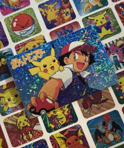 Pokemon Charizard Vintage Pocket Monsters Vending HOLO Prism Sticker 99 Nintendo - Image 4