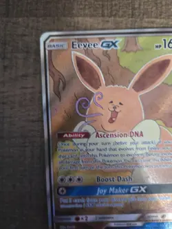 Pokemon TCG Eevee Gx Full Art Black Star Promo Sun & Moon - Image 2