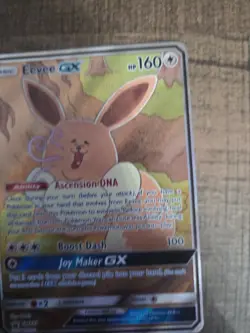 Pokemon TCG Eevee Gx Full Art Black Star Promo Sun & Moon - Image 3
