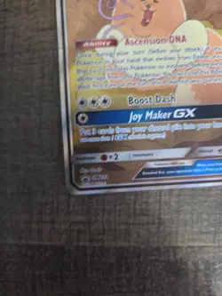 Pokemon TCG Eevee Gx Full Art Black Star Promo Sun & Moon - Image 4