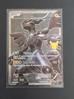 Zekrom 114/114 Holo Celebrations Classic Collection Pokemon NM MINT - Pack Fresh - Image 1