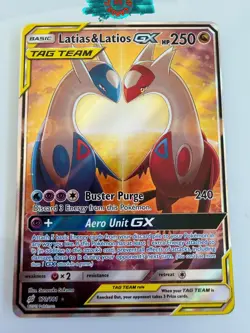 🔥 Pokemon TCG Latias & Latios GX 170/181 Tag Team Sun & Moon Team (Raw) NM **🔥 - Image 1