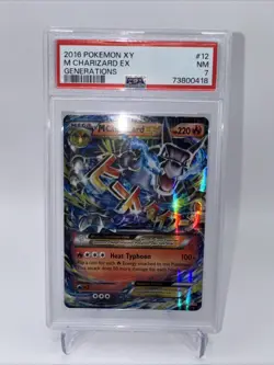 2016 Pokemon XY M Charizard EX Generations #12 Psa 7 - Image 1