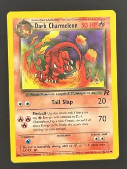 Pokemon Dark Charmeleon [W Stamped] 32/82 WOTC Promo Regular - Image 1