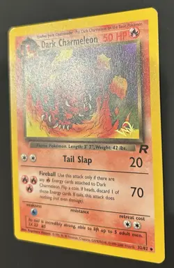 Pokemon Dark Charmeleon [W Stamped] 32/82 WOTC Promo Regular - Image 2