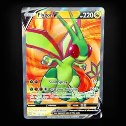 Pokemon TCG SWSH09: Brilliant Stars Flygon V (Full Art) #164/172 Ultra Rare NM - Image 1
