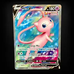 Pokemon TCG SWSH08: Fusion Strike Mew V (Full Art) #250/264 Ultra Rare NM - Image 1