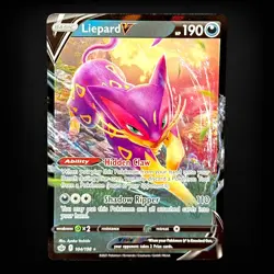 Pokemon TCG SWSH06: Chilling Reign Liepard V #104/198 Ultra Rare NM - Image 1