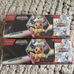 Pokemon Prismatic Evolutions Surprise Box/Booster Sam's Club Bundle (Lot Of 2) - Image 1