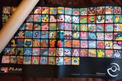 New Pokemon Professor Program Playmat Generation 2 Johto - Image 1