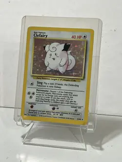1999 Pokemon TCG Holo Rare CLEFAIRY 5/102 - Image 1