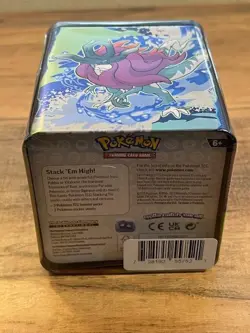 Pokemon 2025 Fall Mega Collector Chest Tin Box & Pokemon TCG Stacking Tin combo - Image 5
