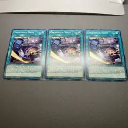 Yu-Gi-Oh! 3X Ghostrick Shot Common 1st Edition BACH-EN057 NM/M - Image 1