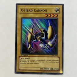 X-Head Cannon MFC-004 Super Rare 1st Edition Yugioh HP - Image 1