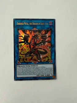 Yugioh - Darkness Metal, the Dragon of Dark Steel - Ultra - LIMITED - JUMP-EN087 - Image 1