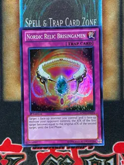 Yugioh Nordic Relic Brisingamen BPW2-EN088 Super Rare 1st Ed NM - Image 1