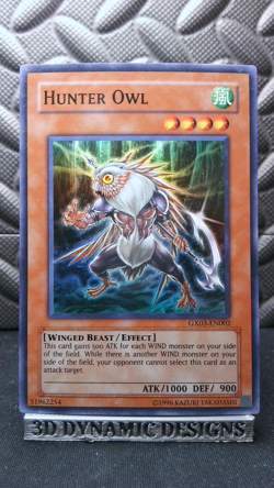 | Yugioh Hunter Owl GX03-EN002 Super Rare Gx Spirit Caller Promo NM 🔥 | - Image 1