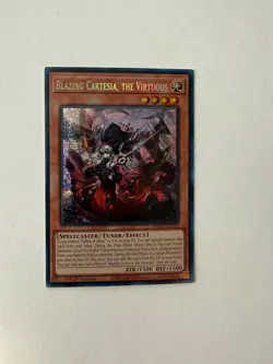 Yugioh - Blazing Cartesia, the Virtuous - Secret - 1st - MP23-EN162 - NM - Image 1