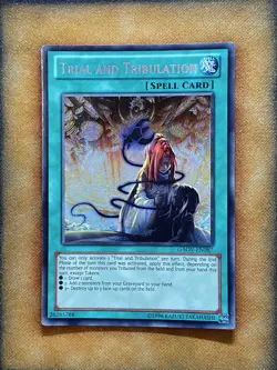Yugioh Trial And Tribulation GAOV-EN087 Secret Rare EURO PRINT LP - Image 1