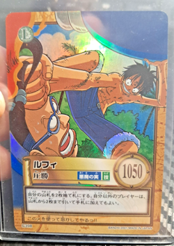 BANDAI One Piece Hyper Battle MONKEY D LUFFY HOLO FOIL 1ST TCG CCG FOR IP C398 - Image 1