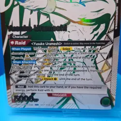 (Sealed) Yusuke Urameshi (038) - Union Arena Promotion Card Yu Yu Hakusho - Image 2