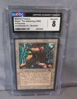 MISHRA'S FACTORY Antiquities Summer 1994 MTG Magic Card Graded CGC 8 NM/M - Image 1