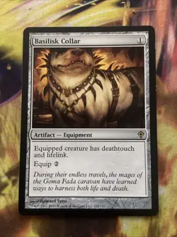 Basilisk Collar 122 Worldwake Regular MTG TCG CARD Lp - Image 1