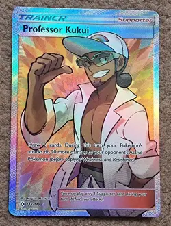 Professor Kukui Sun & Moon 148/149 Full Art Ultra Rare Pokemon Cards TCG - Image 1