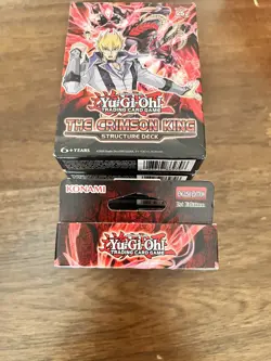 Yu-Gi-Oh Cards - THE CRIMSON KING - Structure Deck - New Factory Sealed - Image 2