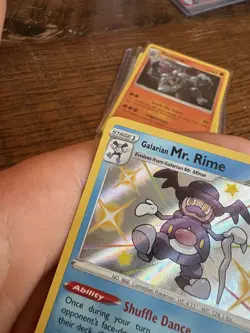 Pokemon TCG Galarian Mr. Rime Shining Fates Holo Card SV021/SV122 NM - Image 2