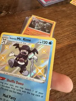 Pokemon TCG Galarian Mr. Rime Shining Fates Holo Card SV021/SV122 NM - Image 3