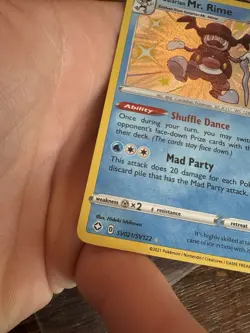 Pokemon TCG Galarian Mr. Rime Shining Fates Holo Card SV021/SV122 NM - Image 5