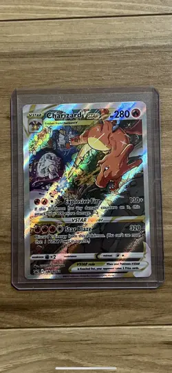 Pokemon TCG Charizard VSTAR SWSH262 Black Star Promo Holo Card NM Condition - Image 1
