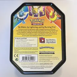 Pokemon TCG Aquatic Vaporeon Elemental Evolution Tin Only - NO CARDS 2018 - Image 2