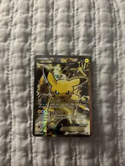 Pokemon Pikachu EX XY124 Black Star Promo 2016 Holo Card TCG - Image 1