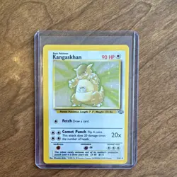 Pokemon Kangaskhan Holo Jungle 05/64 90 HP Unlimited Rare English TCG Card 1999 - Image 1
