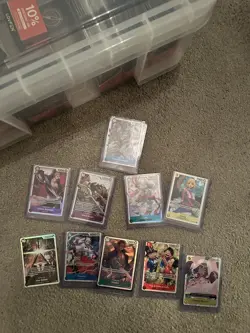 One Piece TCG Super Rare SR 10 Card Bundle - M/NM - English - Fast🚚 - Image 1