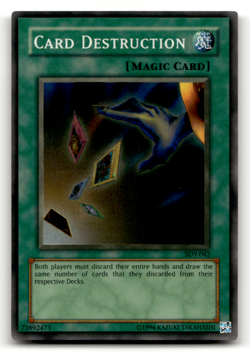 Card Destruction SDY-042 Unlimited Super Rare Starter Deck: Yugi NM - Image 1
