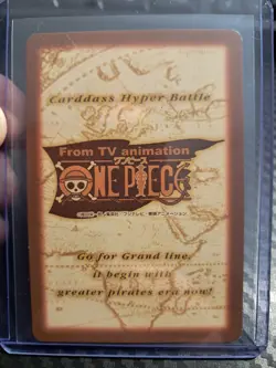 BANDAI One Piece Hyper Battle LUFFY C35 HOLO FOIL SCARCE EARLY CARD VINTAGE - Image 2