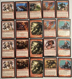 MTG 40-Card Deck Pack – Mono Red Burn Spells + Giants Tribal | Just Add Lands - Image 3