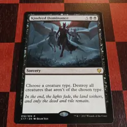 Mtg Kindred Dominance NM Commander 2017 Regular Rare Magic Card - Image 1