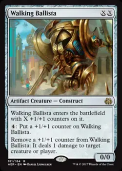 1x Walking Ballista Light Play, English Aether Revolt MTG Magic - Image 1